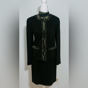 St John Collection Evergreen 4-Piece Suit - Elegant & Versatile